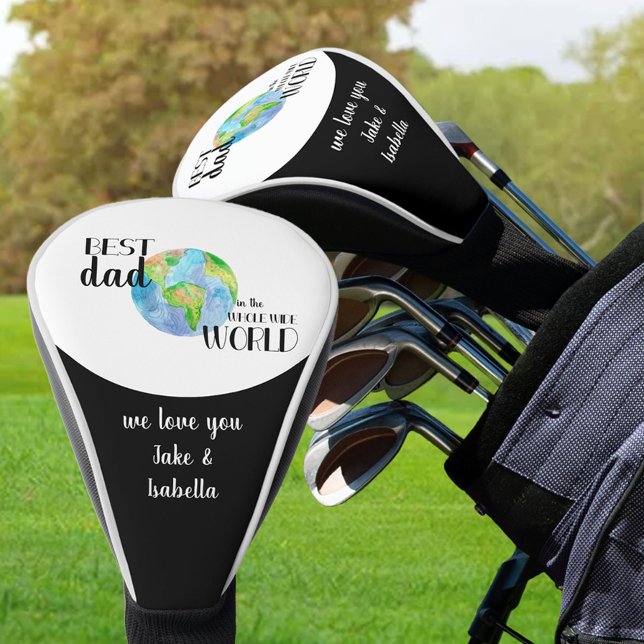 Funda Para Palo De Golf El mejor papá del mundo entero | Planeta Tierra (Subido por el creador)