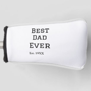 Funda Para Palo De Golf El mejor papá jamás se presentó. Añadir el nombre 