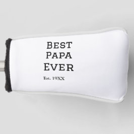 Funda Para Palo De Golf El mejor papá jamás se presentó. Añadir el nombre 