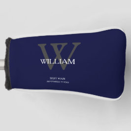 Funda Para Palo De Golf El mejor regalo del hombre boda elegante Monograma