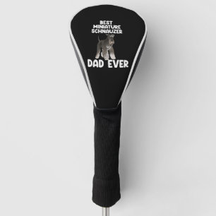 Funda Para Palo De Golf El mejor Schnauzer Dad en miniatura