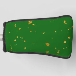 Funda Para Palo De Golf El oro falla en el verde esmeralda