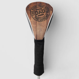Funda Para Palo De Golf El Padre Rústico El Hombre Mito Leyenda La Pirogra