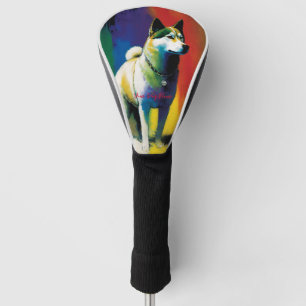 Funda Para Palo De Golf El perro Akita - Composición 009