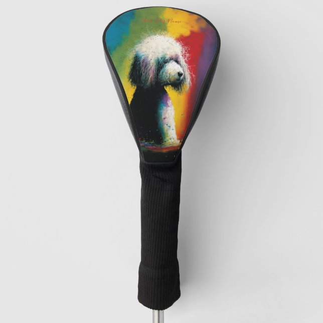 Funda Para Palo De Golf El perro caniche - Composición 003 (Anverso)