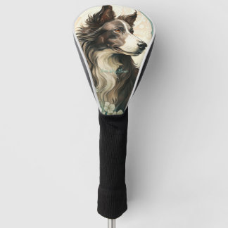 Funda Para Palo De Golf El perro collie de la frontera 001 - Natalia Mucha