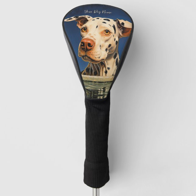 Funda Para Palo De Golf El perro dálmata 001 - Odessa Leyendecker (Anverso)