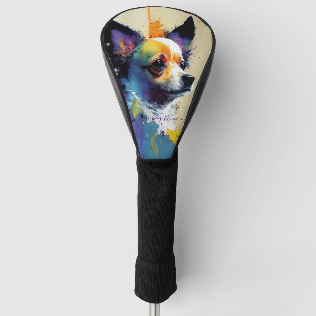 Funda Para Palo De Golf El perro de Chihuahua - Composición 002 (Anverso)