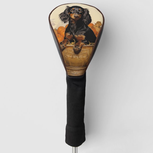 Funda Para Palo De Golf El perro de Dachshund 003 - Odessa Leyendecker (Anverso)