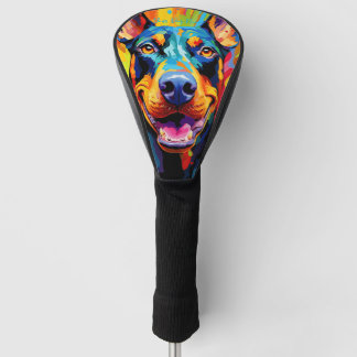 Funda Para Palo De Golf El perro Doberman 004 - Zetton Ziana