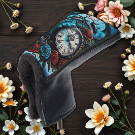 Funda Para Palo De Golf El reloj en la niebla del infinito.