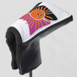 Funda Para Palo De Golf El rostro sonriente del sol