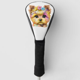 Funda Para Palo De Golf El yorkie dulce y adorable