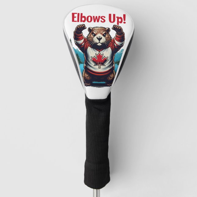 Funda Para Palo De Golf Elbows Up Canada (Anverso)