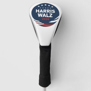 Funda Para Palo De Golf Elección de botón retro para demócratas Harris Wal