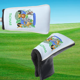 Funda Para Palo De Golf Elefante de bebé y golf de mono