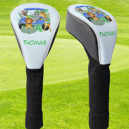 Funda Para Palo De Golf Elefante de bebé y golf de mono