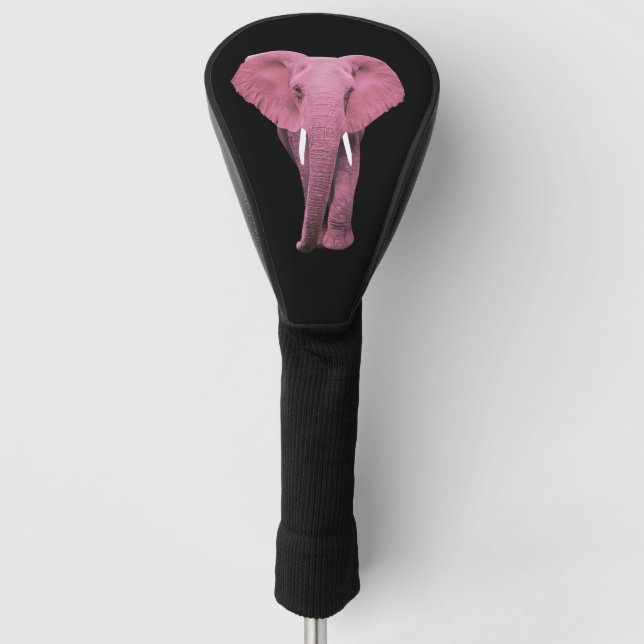 Funda Para Palo De Golf Elefante rosa (Anverso)