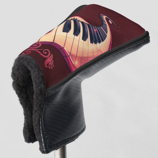 Funda Para Palo De Golf Elegance in motion, the curved piano.  (Anverso 3/4)