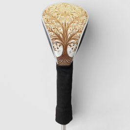 Funda Para Palo De Golf Elegant Gold Tree of Life Spiritual Celebration