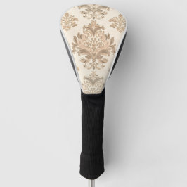 Funda Para Palo De Golf Elegante beige damasco vintage casa de campo franc