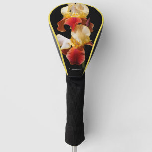 Funda Para Palo De Golf Elegante Iris Germanica con barba multicolor
