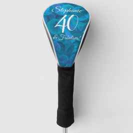 Funda Para Palo De Golf Elegante Ocean Blue 40 y fabulosa fiesta de cumple