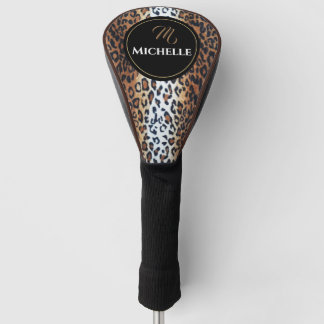 Funda Para Palo De Golf Elegante Personalizado de impresión de leopardo bl