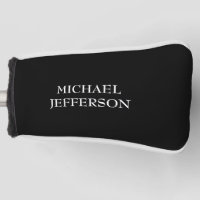 Elegante Personalizado personalizado blanco negro