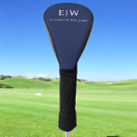 Funda Para Palo De Golf Elegante Profesional Simple Monograma Minimalista<br><div class="desc">Presentamos nuestra Elegante Colección Minimalista Profesional Simple Monograma: Eleva tu estilo con sofisticación atemporal y elegancia subestimada. Esta colección, elaborada con meticulosa atención a los detalles, presenta diseños minimalistas adornados con su monograma personalizado. Cada pieza exuda profesionalismo y refinamiento, perfecto para dar una impresión duradera en cualquier entorno. Desde la...</div>
