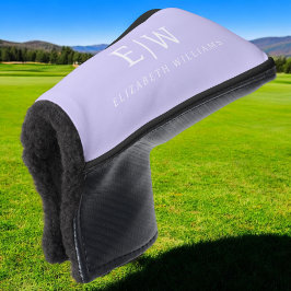 Funda Para Palo De Golf Elegante Profesional Simple Monograma Minimalista