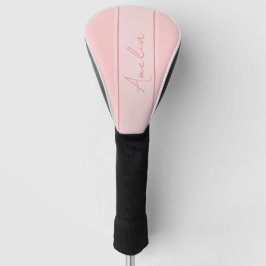 Funda Para Palo De Golf Elegante rosa Rubor personalizado
