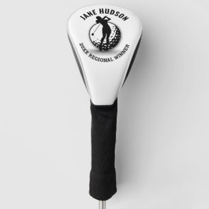 Funda Para Palo De Golf Elegantes mujeres Monograma de golf