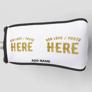 FUNDA PARA PALO DE GOLF ELEGANTES PERSONALIZABLES BLANCOS MODERNOS VERIFIC