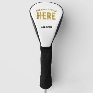 FUNDA PARA PALO DE GOLF ELEGANTES PERSONALIZABLES BLANCOS MODERNOS VERIFIC