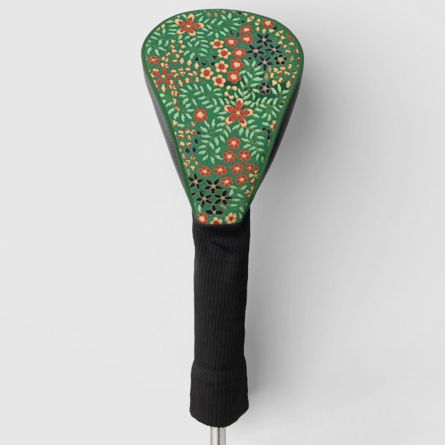 Funda Para Palo De Golf Elevar tu experiencia de golf - Floral japonesa ve (Anverso)