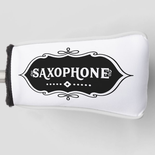 Funda Para Palo De Golf Emblema saxofón (Anverso)