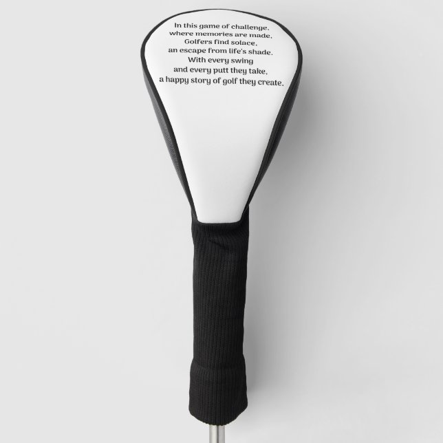 Funda Para Palo De Golf Emoción del golfista (Anverso)