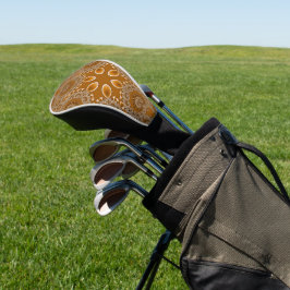 Funda Para Palo De Golf Encaje Fractal de Caramelo