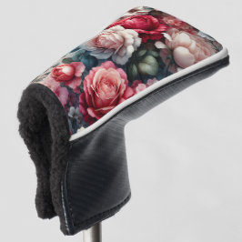 Funda Para Palo De Golf Encanto Floral Rosa Atemporal