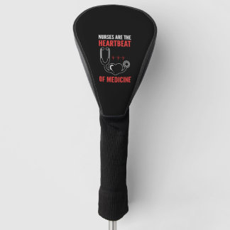 Funda Para Palo De Golf Enfermera divertida de enfermería con vida registr