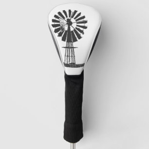 Funda Para Palo De Golf Entorno rural de la granja de bocas de viento