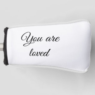 Funda Para Palo De Golf Eres amado cita de motivación solar consciente ben
