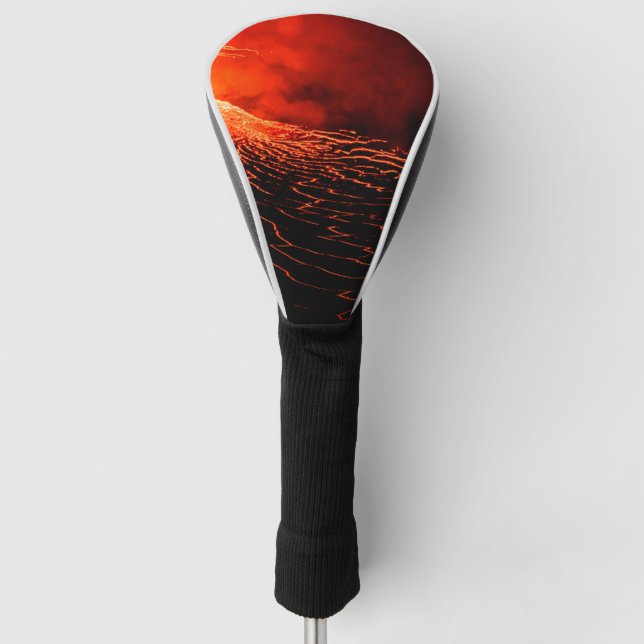 Funda Para Palo De Golf erupción volcánica (Anverso)