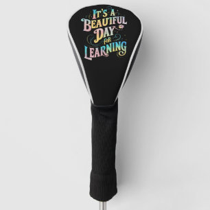 Funda Para Palo De Golf Es un bello día para aprender de vuelta a la escue