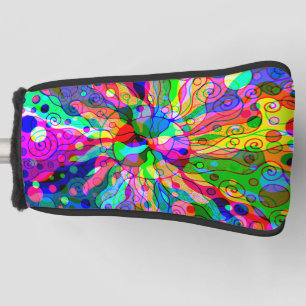 Funda Para Palo De Golf Esbozo de arte de fantasía - Resumen de la neón Sh