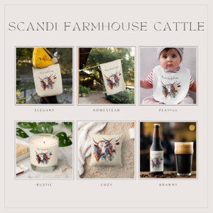 Funda Para Palo De Golf Escandi Farmhouse Cattle, personalizado