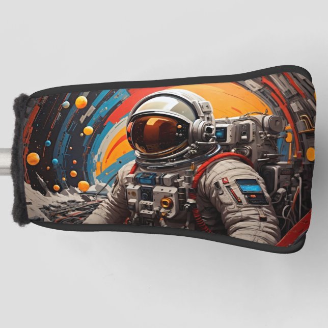 Funda Para Palo De Golf Escape galáctico - Astronauta (Anverso)