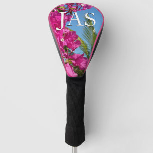 Funda Para Palo De Golf Escenario natural tropical de buganvillas y palmer