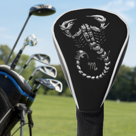 Funda Para Palo De Golf Escorpión plateado Rótulo zodiaco Astrología Escor